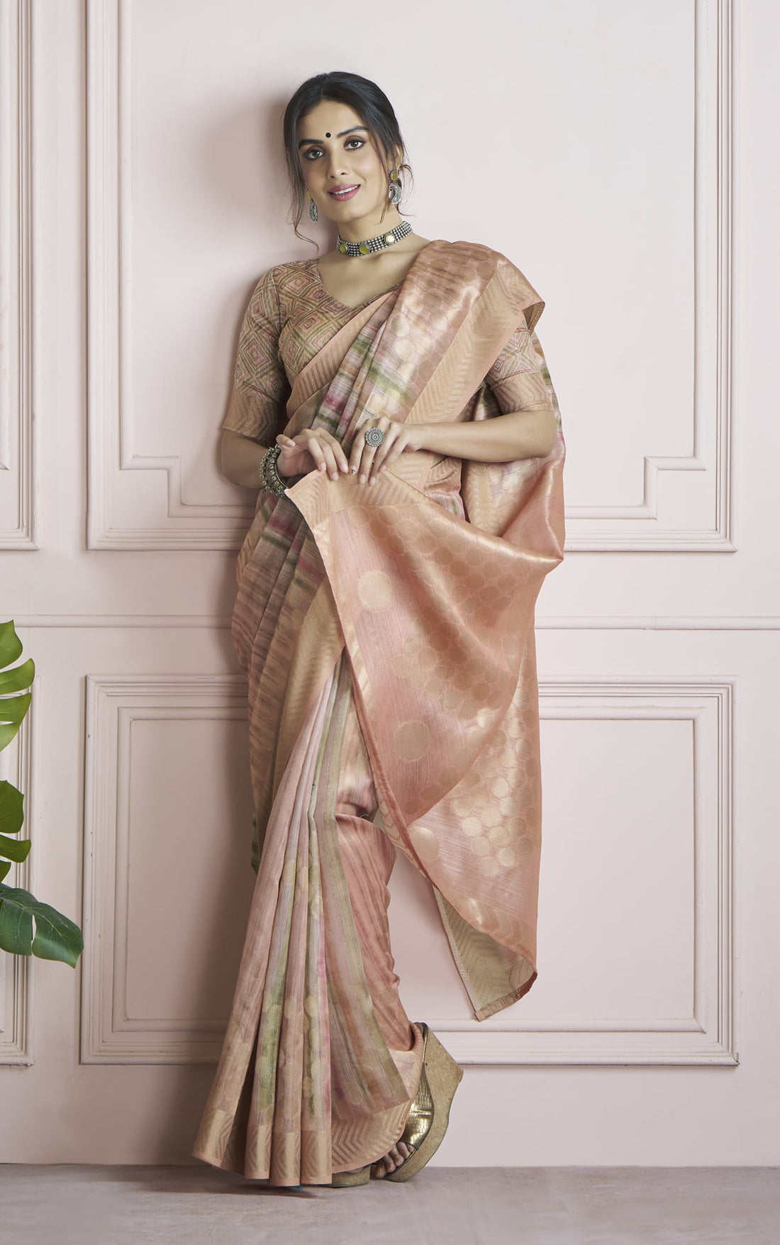 Elegant Soft Silk Saree with Subtle Zari Accents