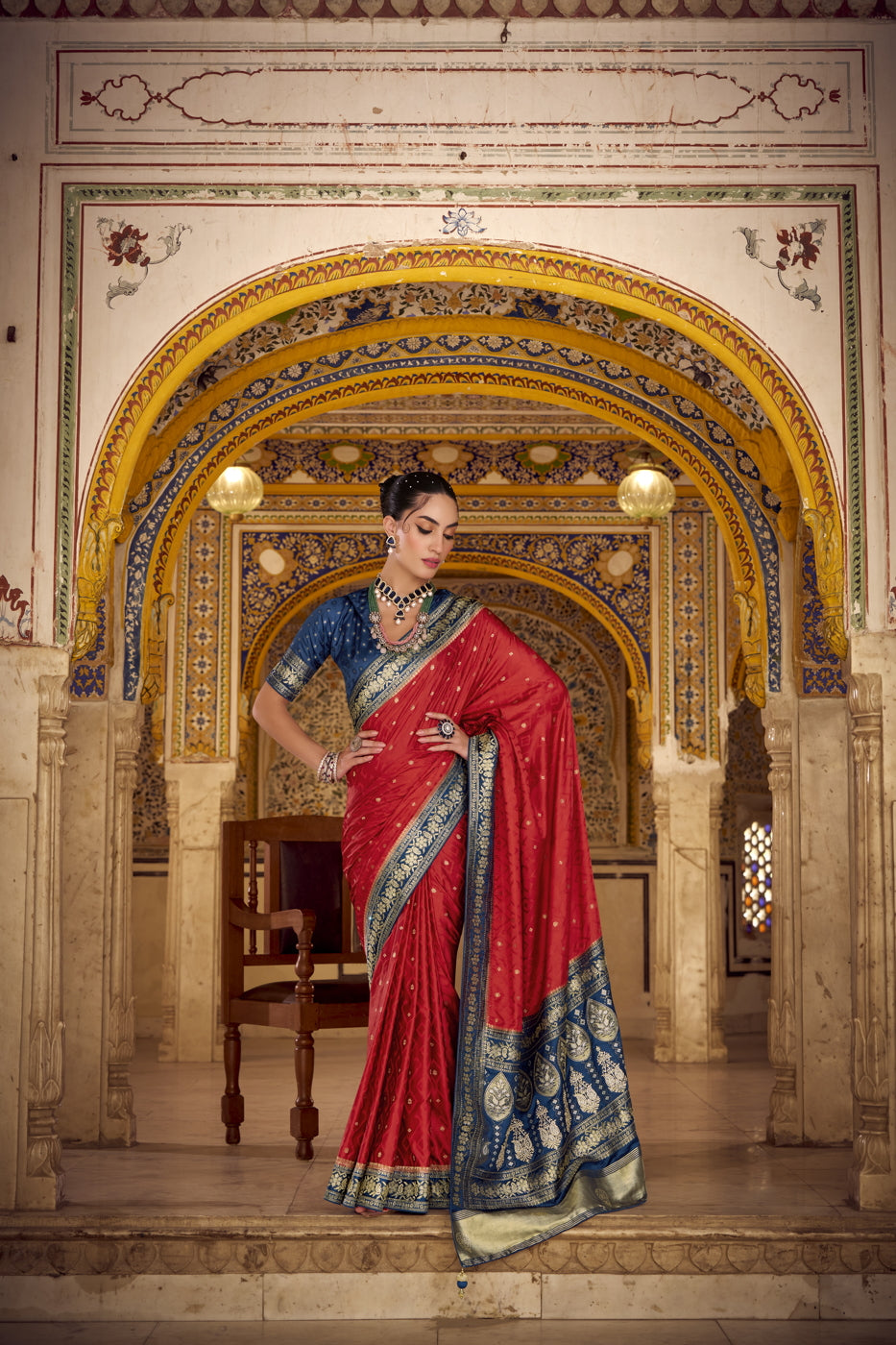 Rajvansh Rangrez Bahaar Saree