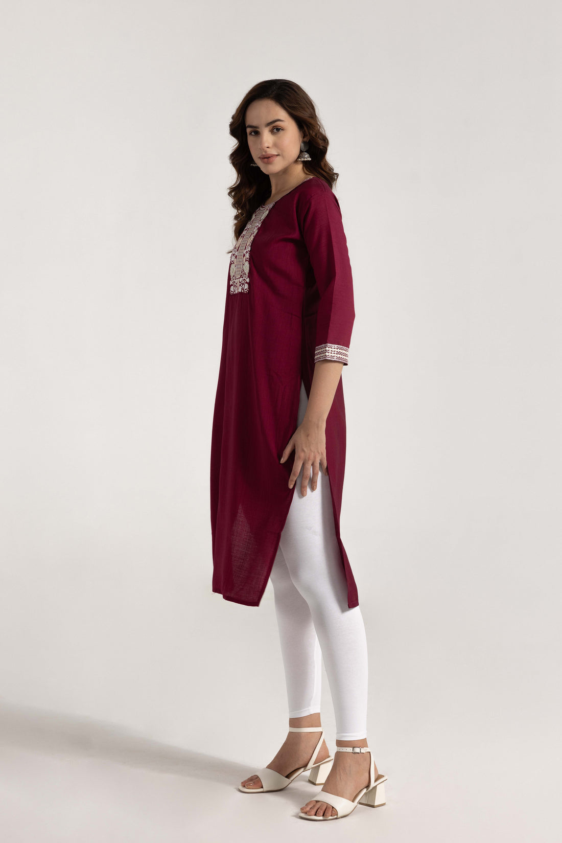Cotton Charm Straight cut kurti
