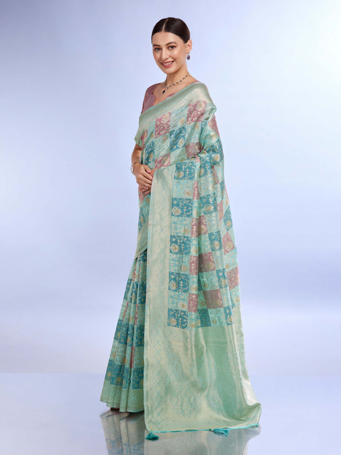 Umang Trendz Top Dyed Saree