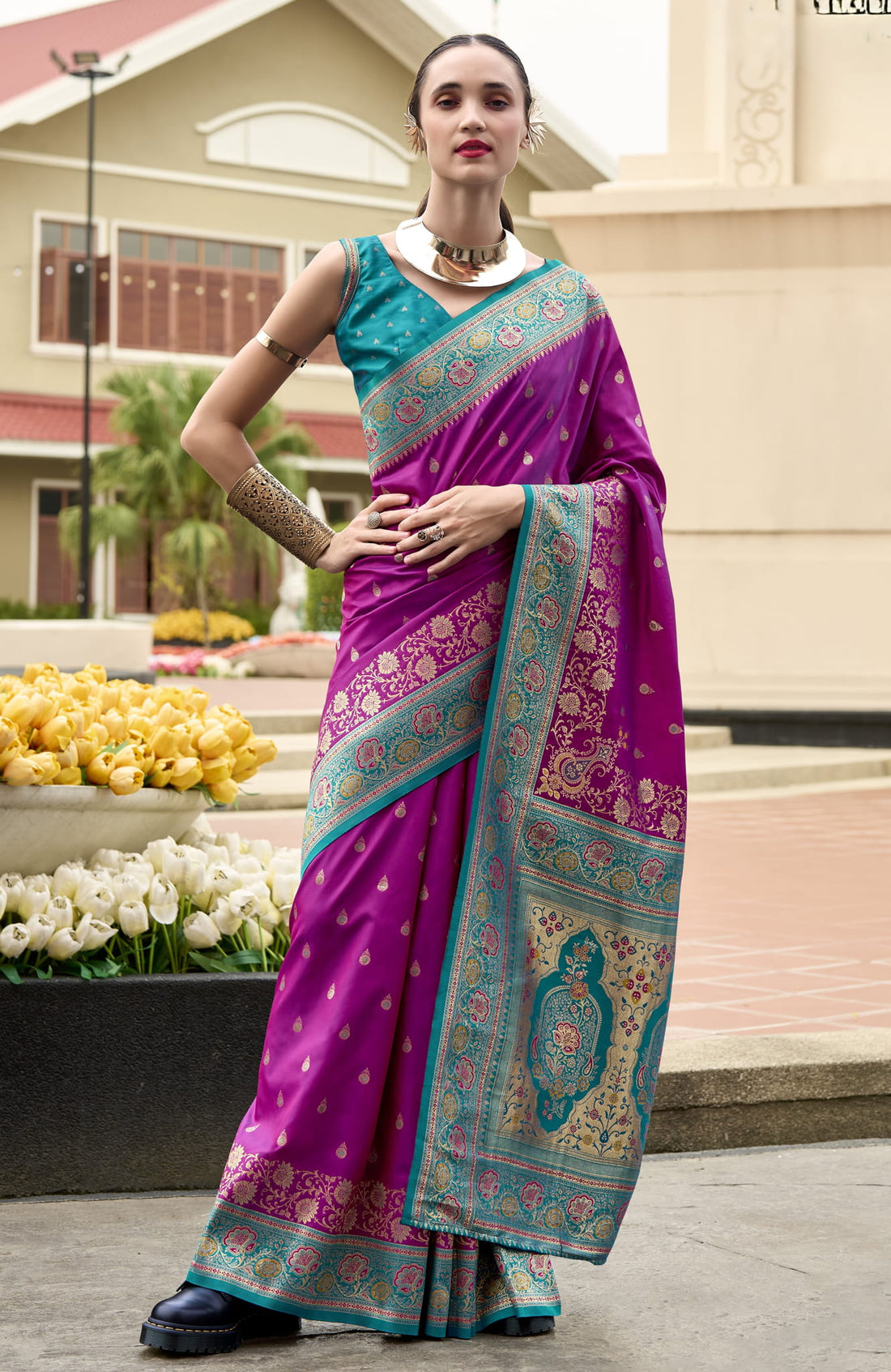Regal Woven Banarasi Saree with Rich Pallu