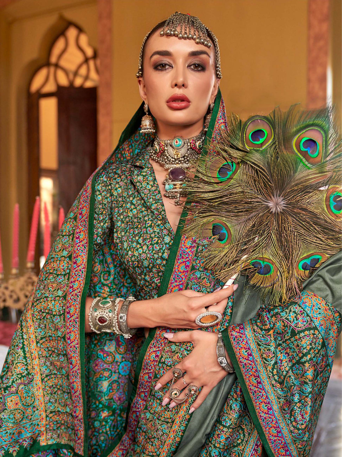 Morni Viscose Blend Saree