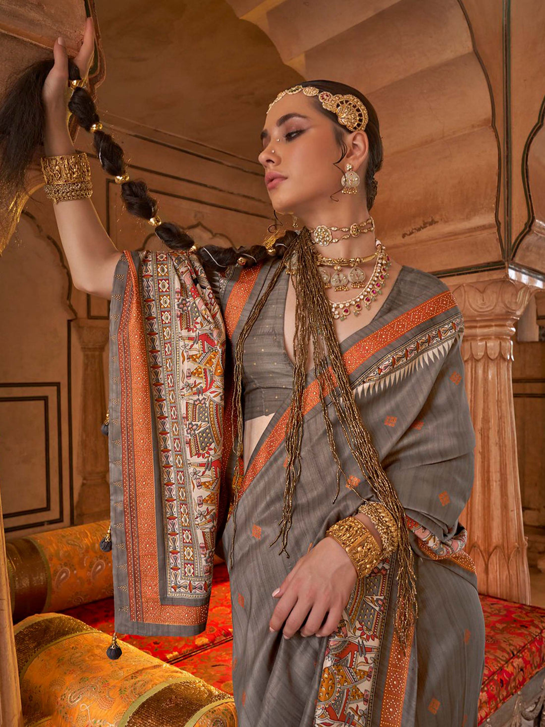 Sannari Cotton Silk Saree