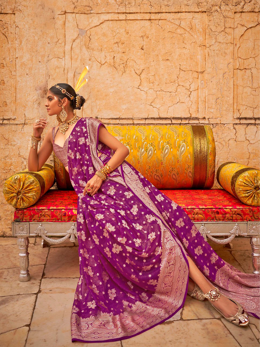 Pure Georgette Saree