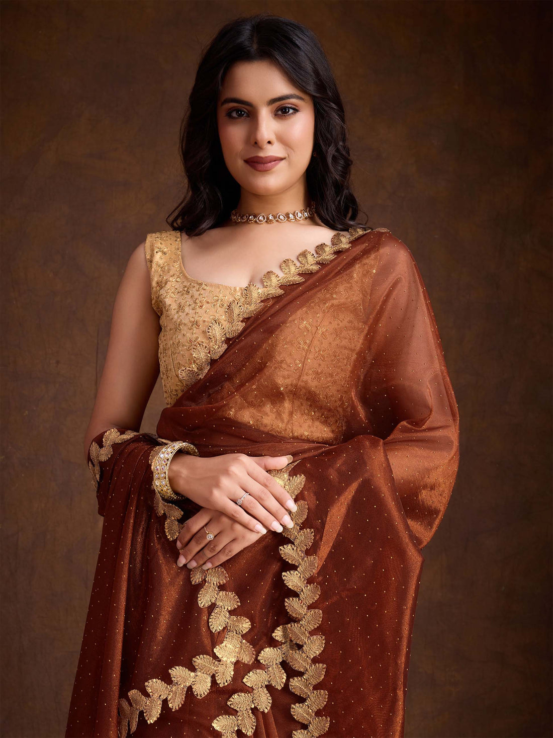 Aureat Gerogette Saree