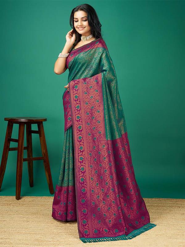 Ellampally Top Dyed saree