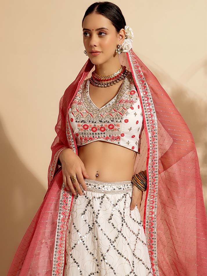 Bridesmaid Premium Net Choli