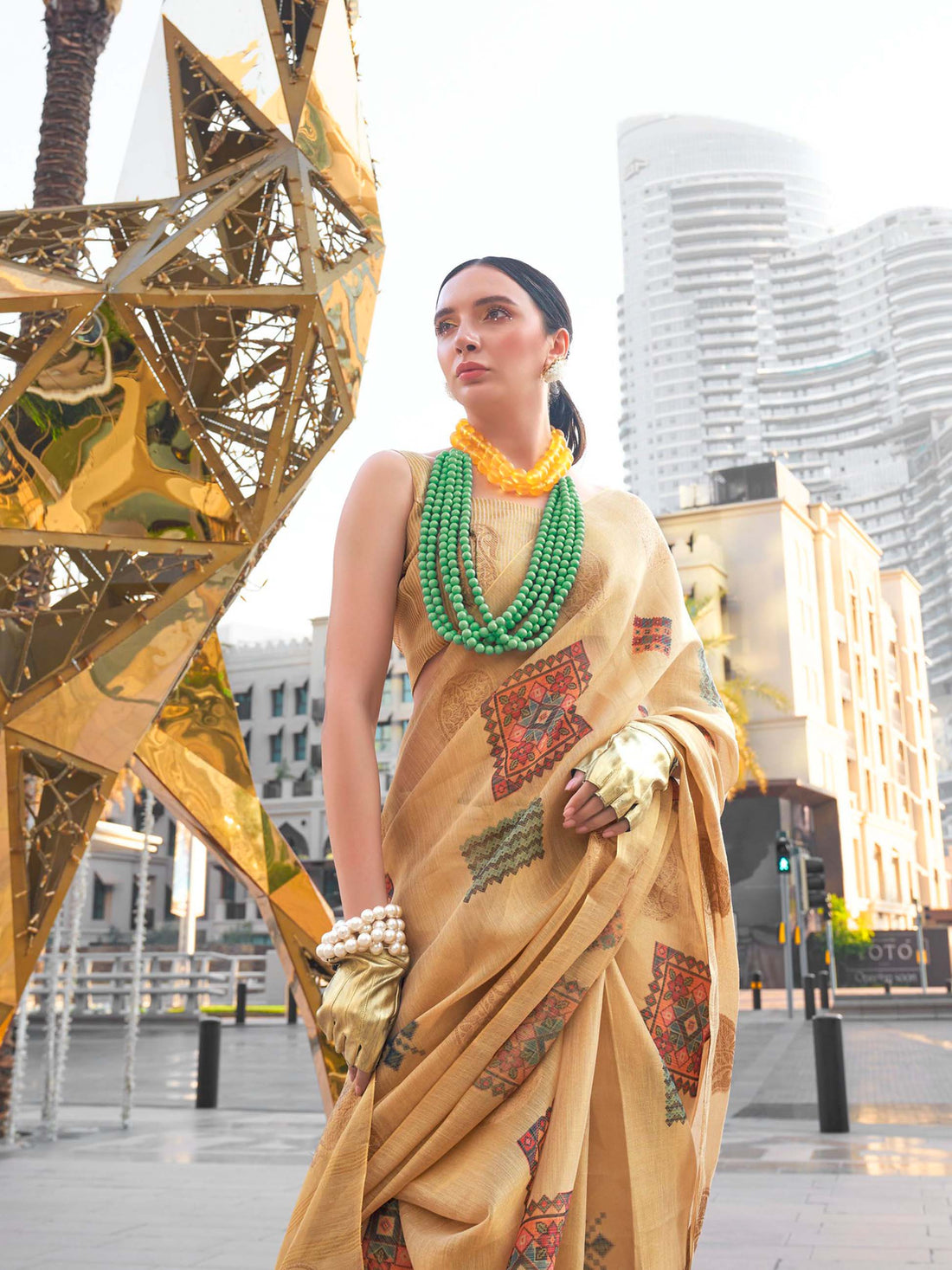 Kroma Zari Tissue Saree
