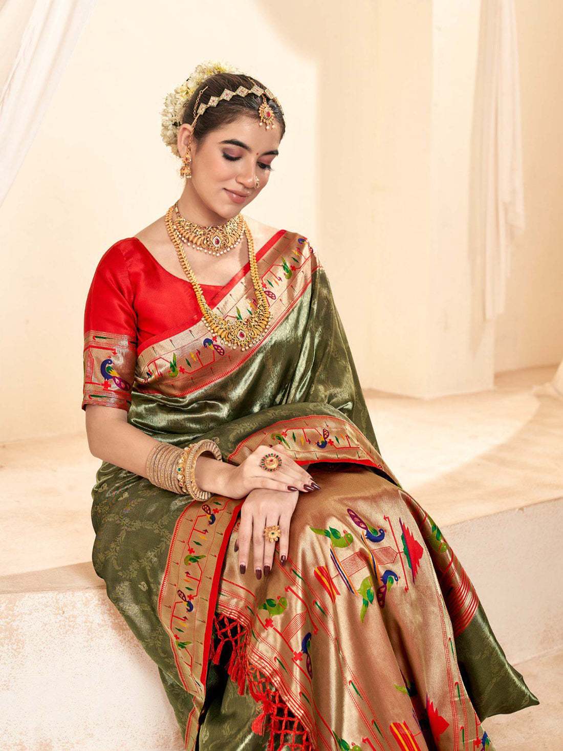 Mangalya Silk Soft Silk Saree