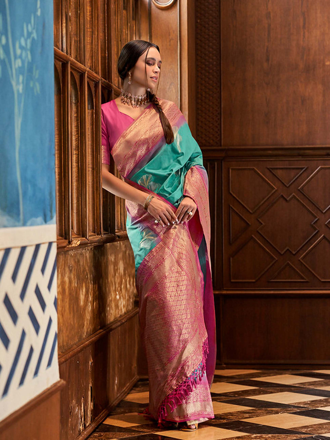 Roseberry Soft Silk Saree
