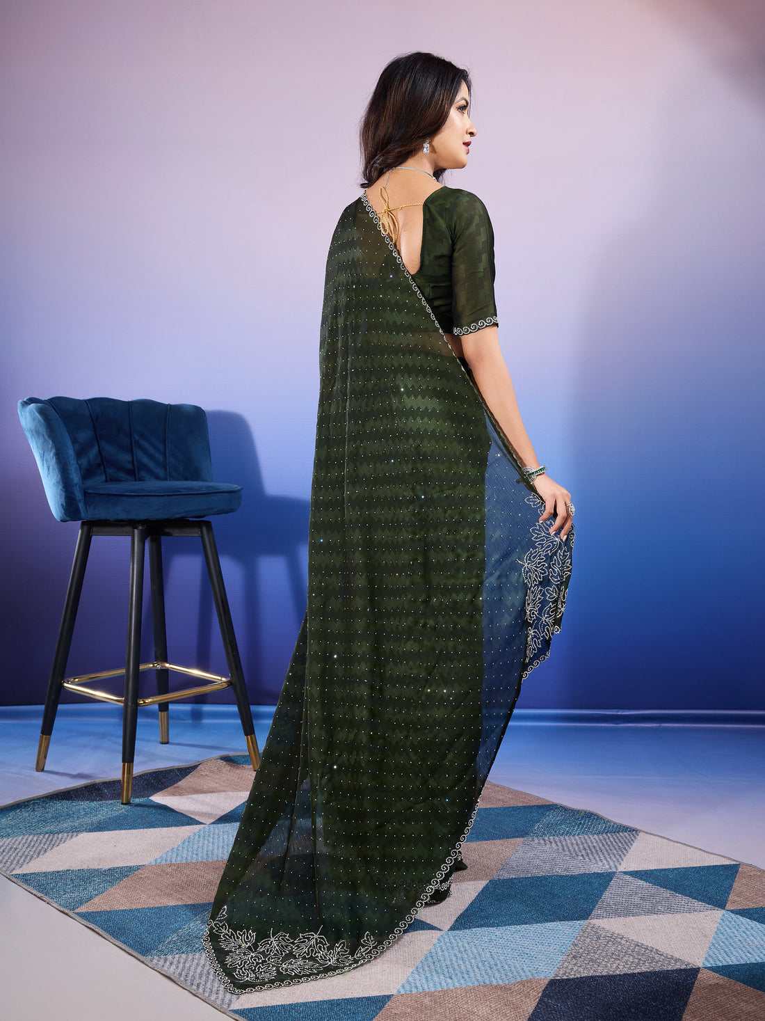 Leaf Silk Banarasi Silk