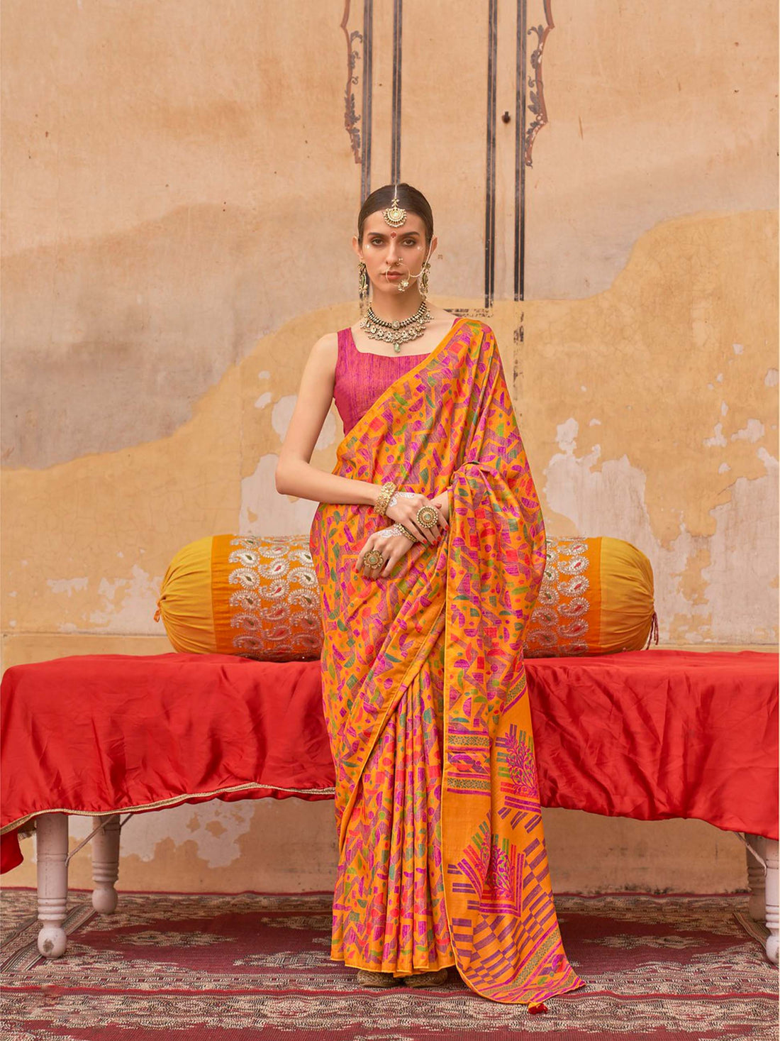 Rag Malhari Cotton Saree