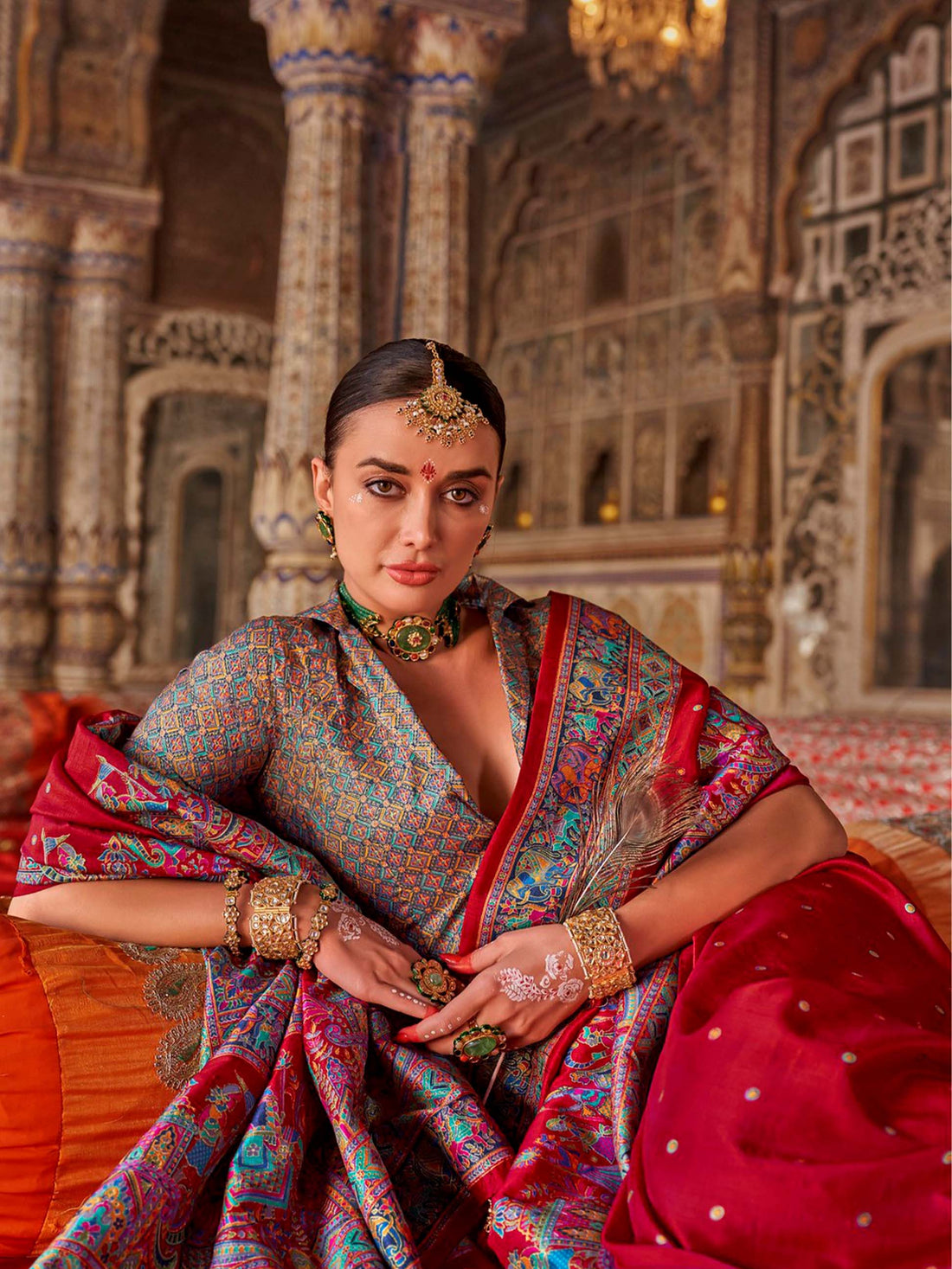 Raj Tilak Vol Viscose Blend Saree