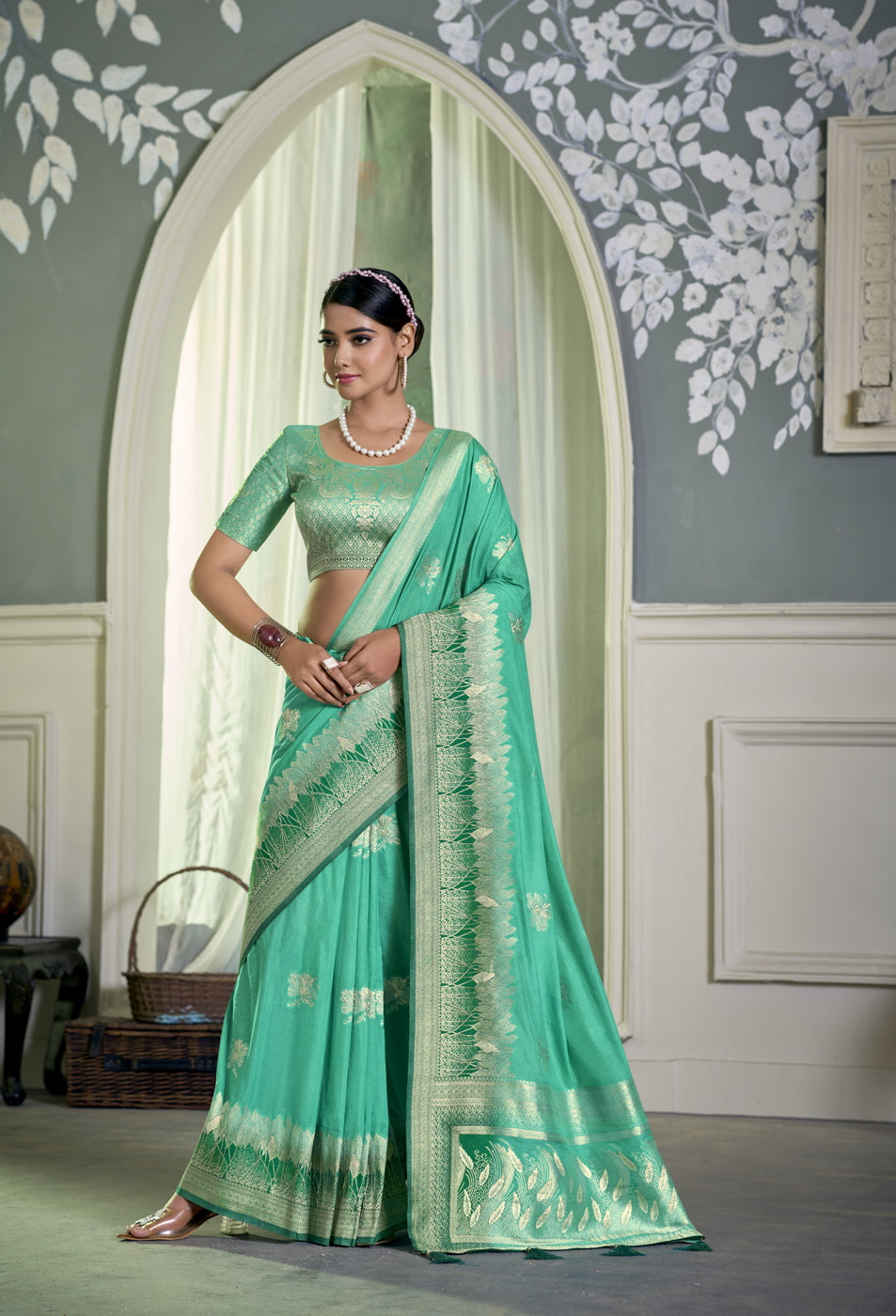 Pure Crepe Fancy Saree