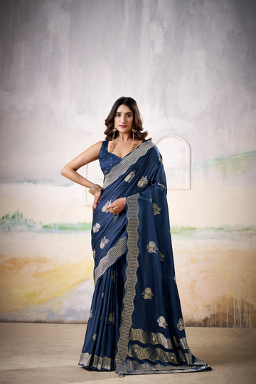 Preksha A Regal Charm Queen Saree Ensemble