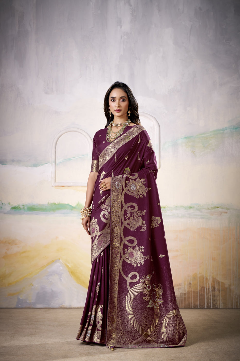 Vedanti Blossoms of Elegance Saree