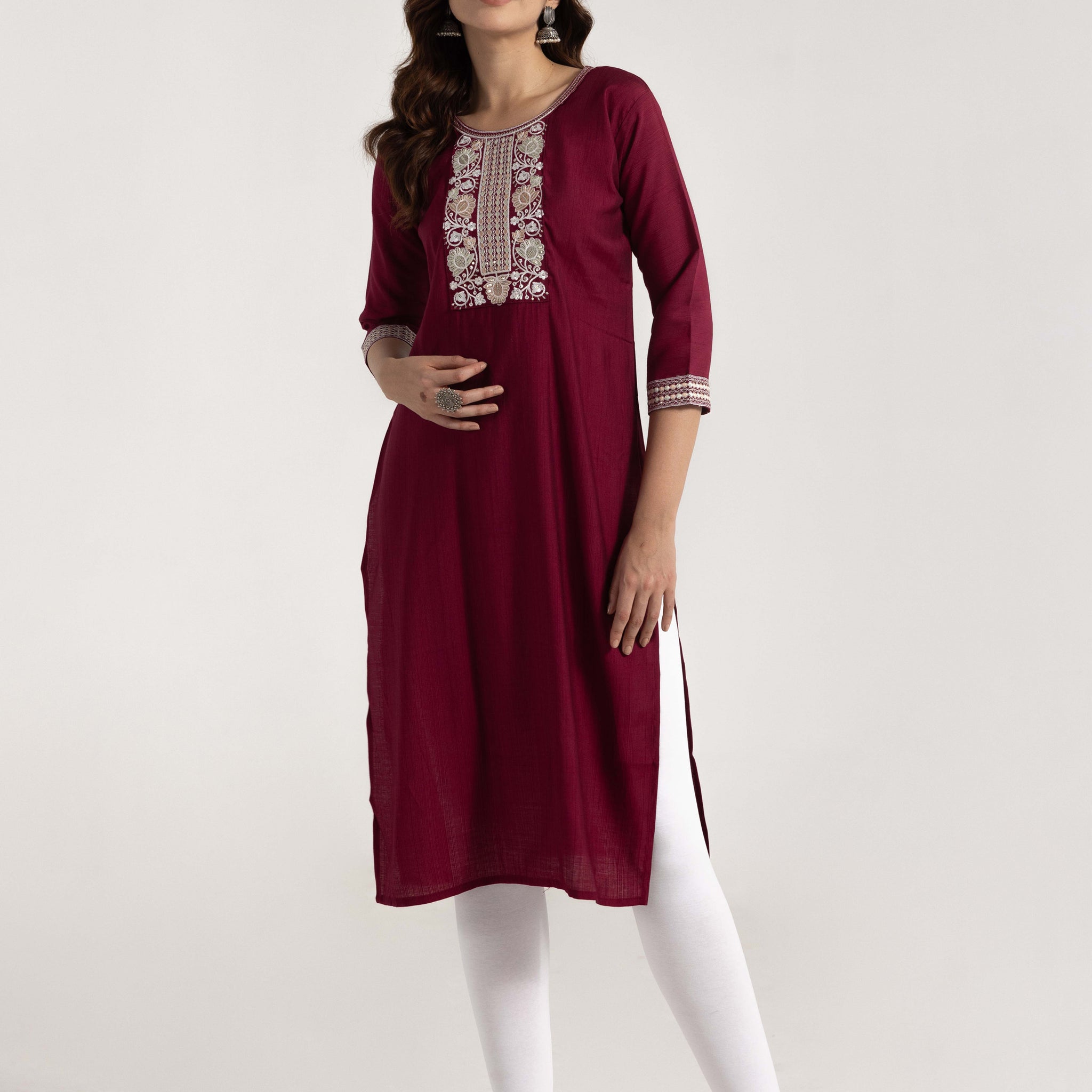 Cotton Charm Straight cut kurti