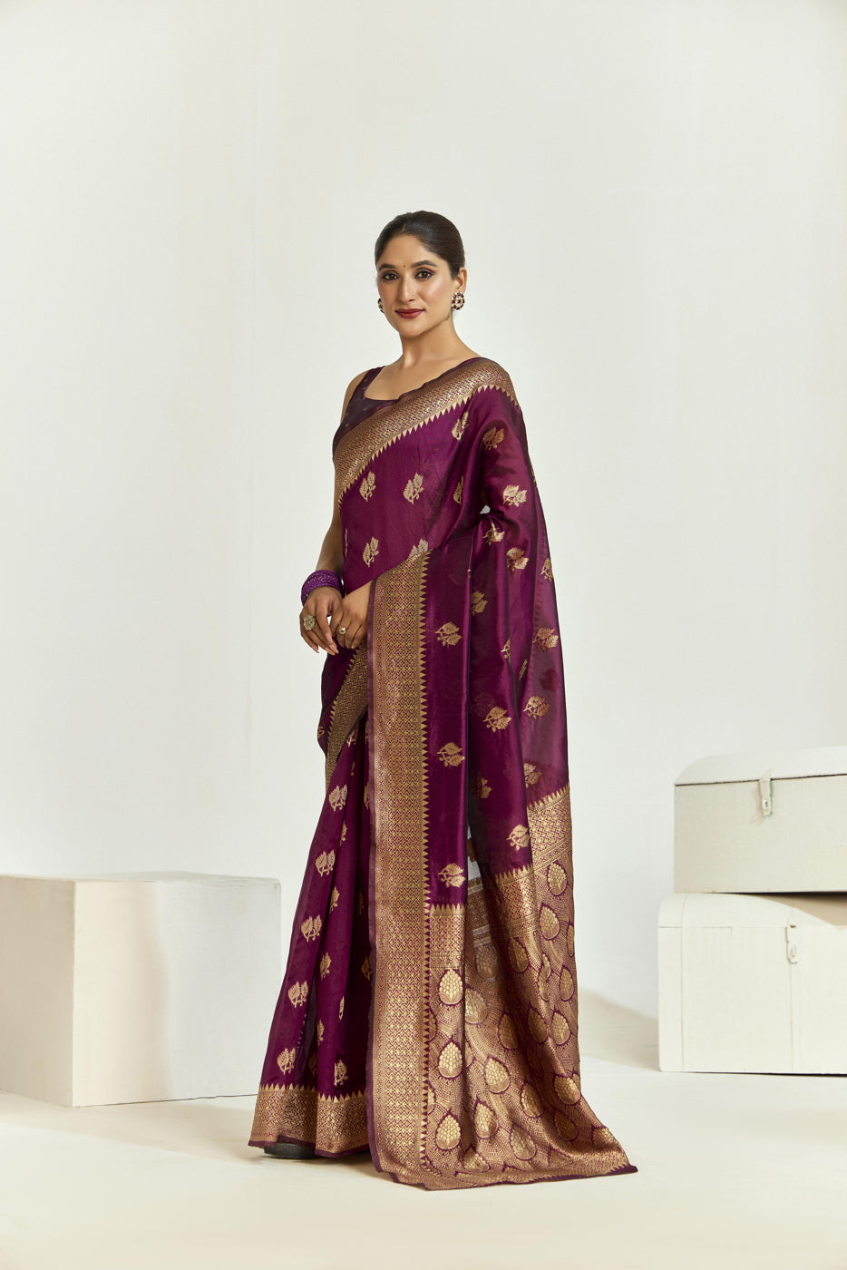 Royal Banarasi Art Silk Saree with Rich Zari Detailing