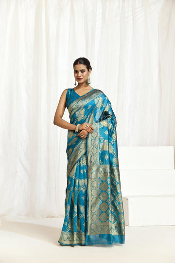 Royal Banarasi Art Silk Saree with Rich Zari Detailing