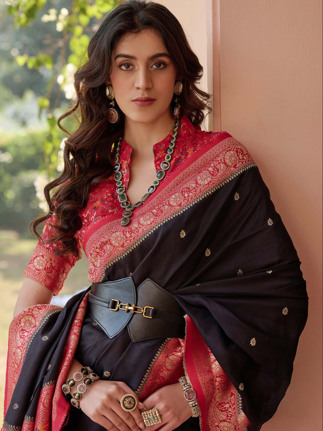 Kadamari Top Dyed Banarasi Saree