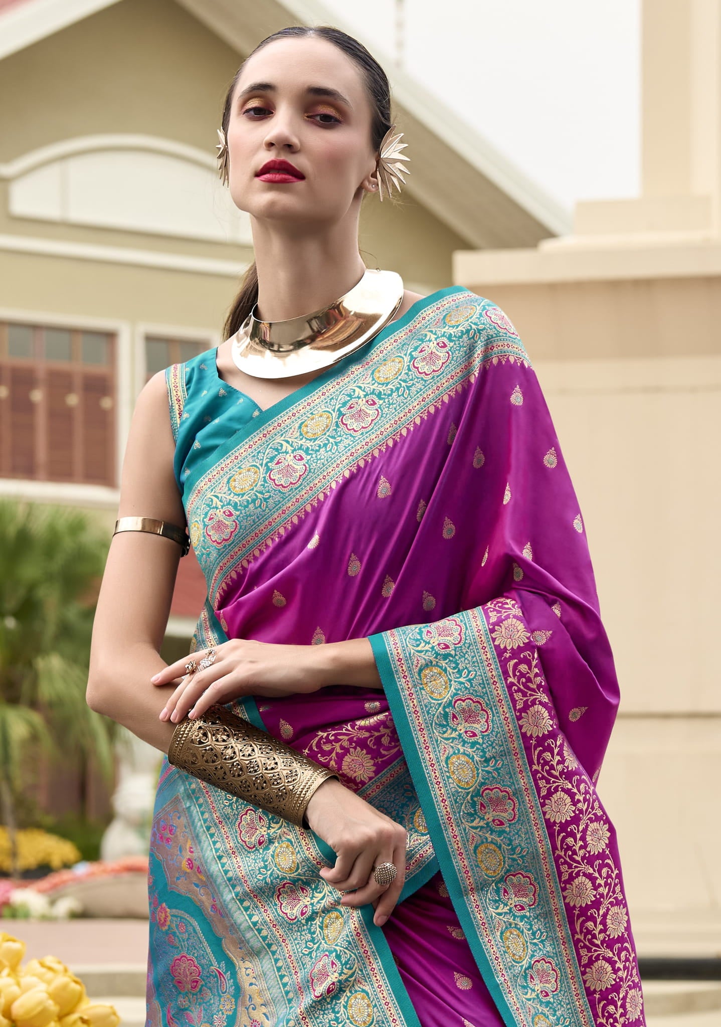 Regal Woven Banarasi Saree with Rich Pallu