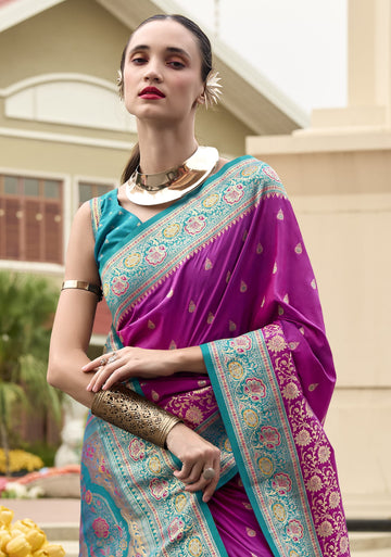 Regal Woven Banarasi Saree with Rich Pallu