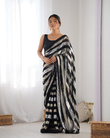 Sequined Seduction Saree