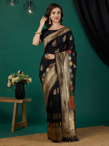 ROOPMADHURI PURE HANDLOOM DOLA SILK SAREE