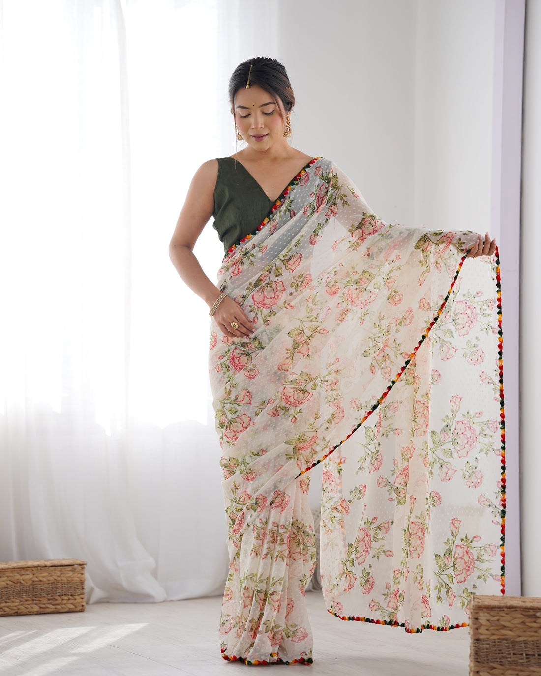Twilight Bling Sequin Saree