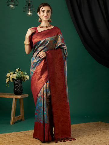 PURE TISSUE  KANJIVARAM SAREE