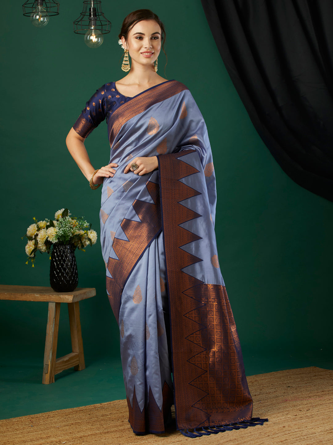KANJIVARAM TISSUE SAREE