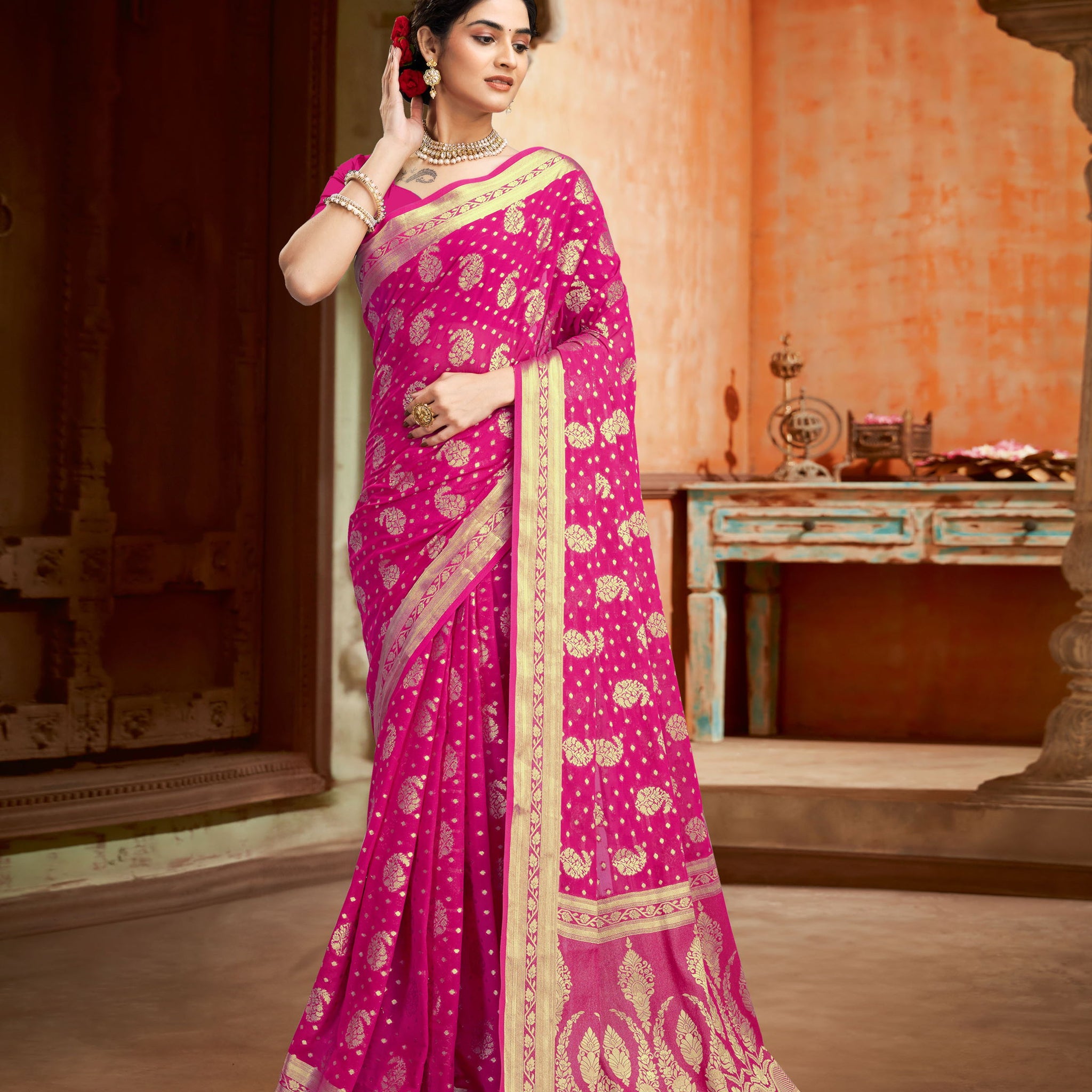 DISHA RANI VISCOSE SAREE