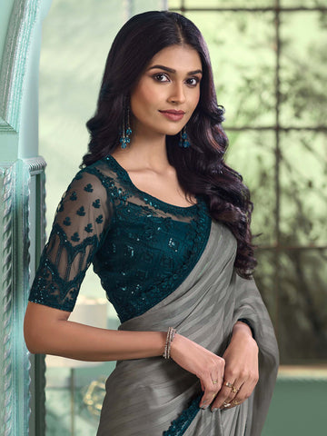 Salsa Style Georgette Saree