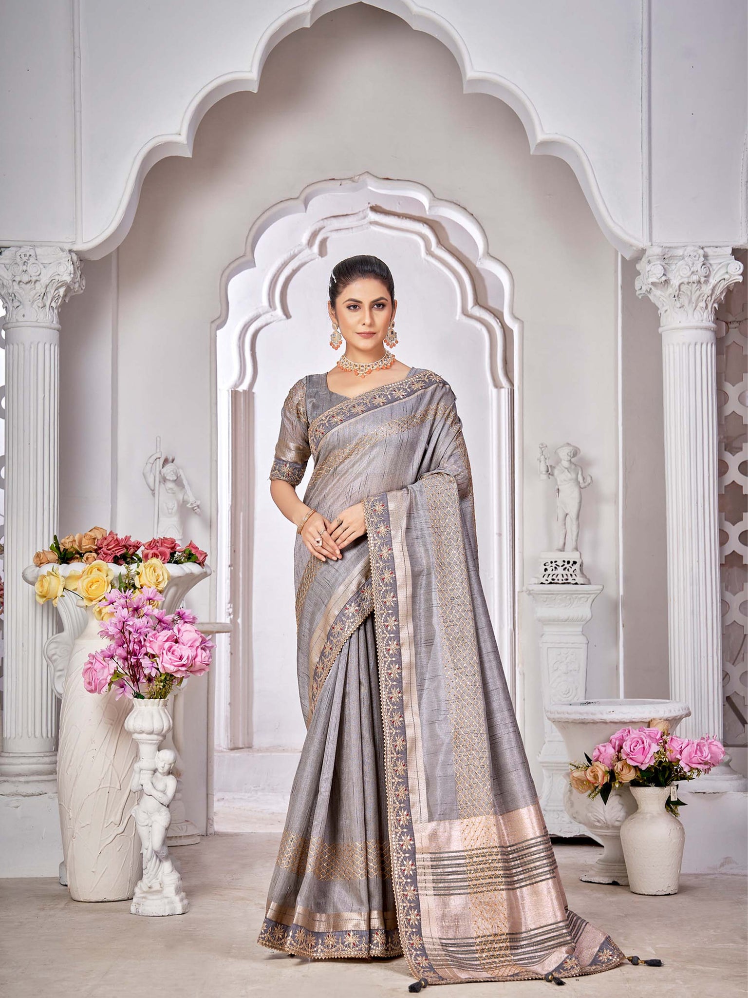 Sumitra Linen Saree