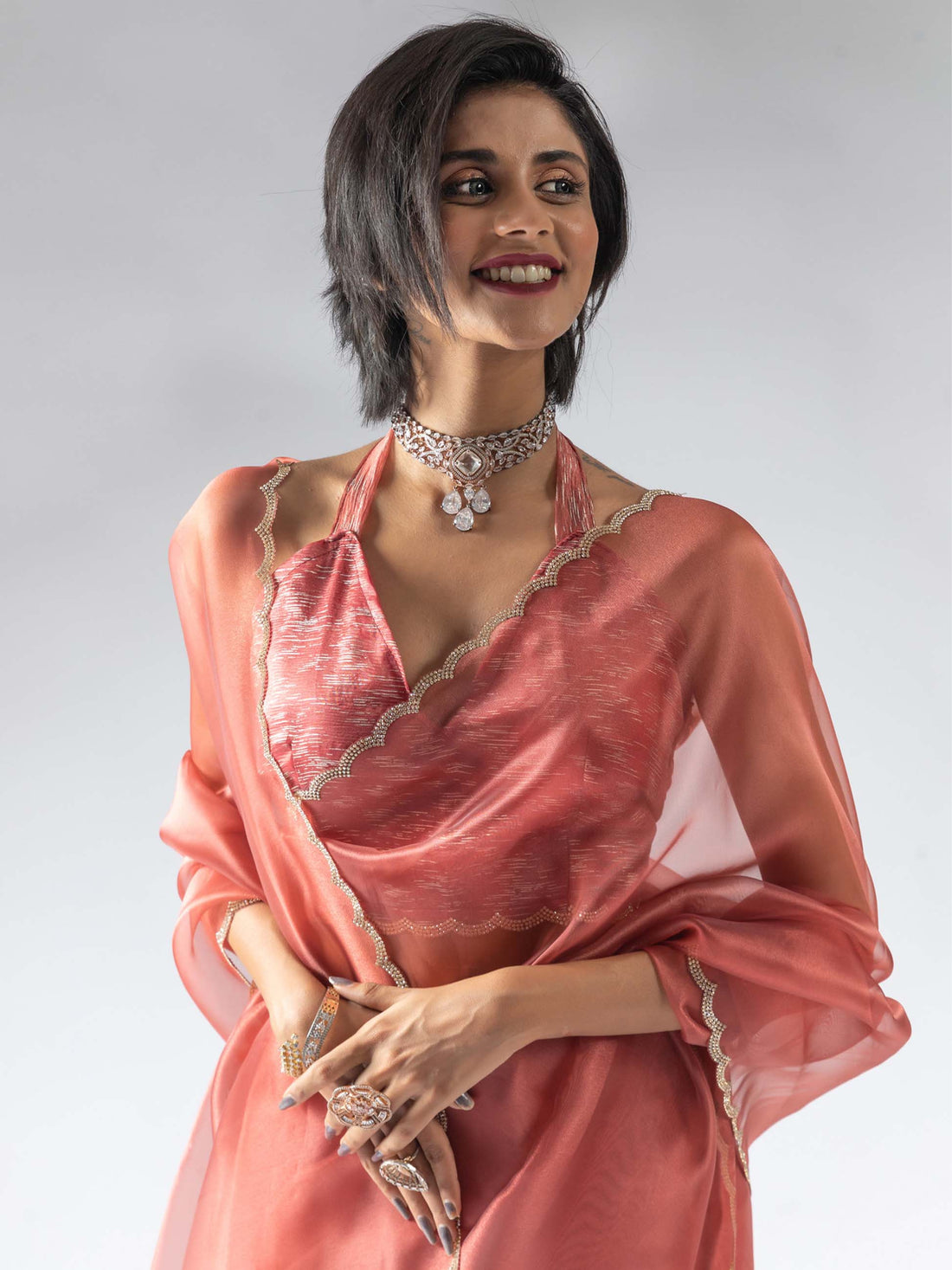 Pure Organza Saree