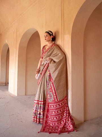 Suwarna Smooth Silk Saree