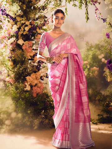 Kimora Banarasi Silk saree