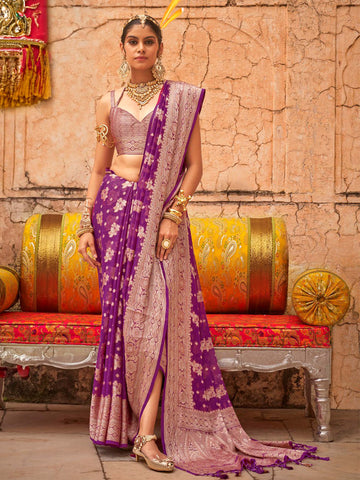 Pure Georgette Saree