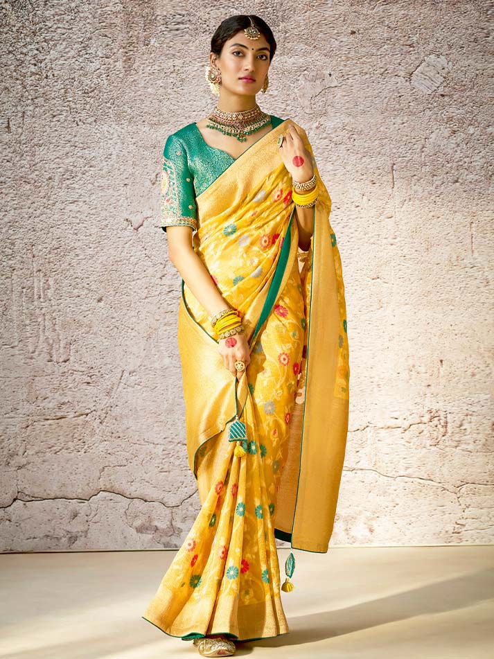 Kashi Pure Tissue Saree