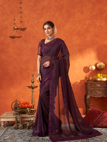 Anamika Pure Chiffon Saree