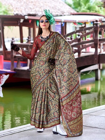 Next Genration Crepe Silk Saree