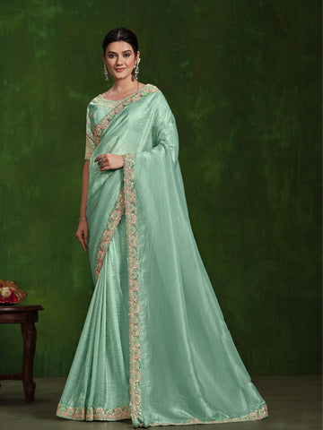 Ranjhana Viscose Satan Saree