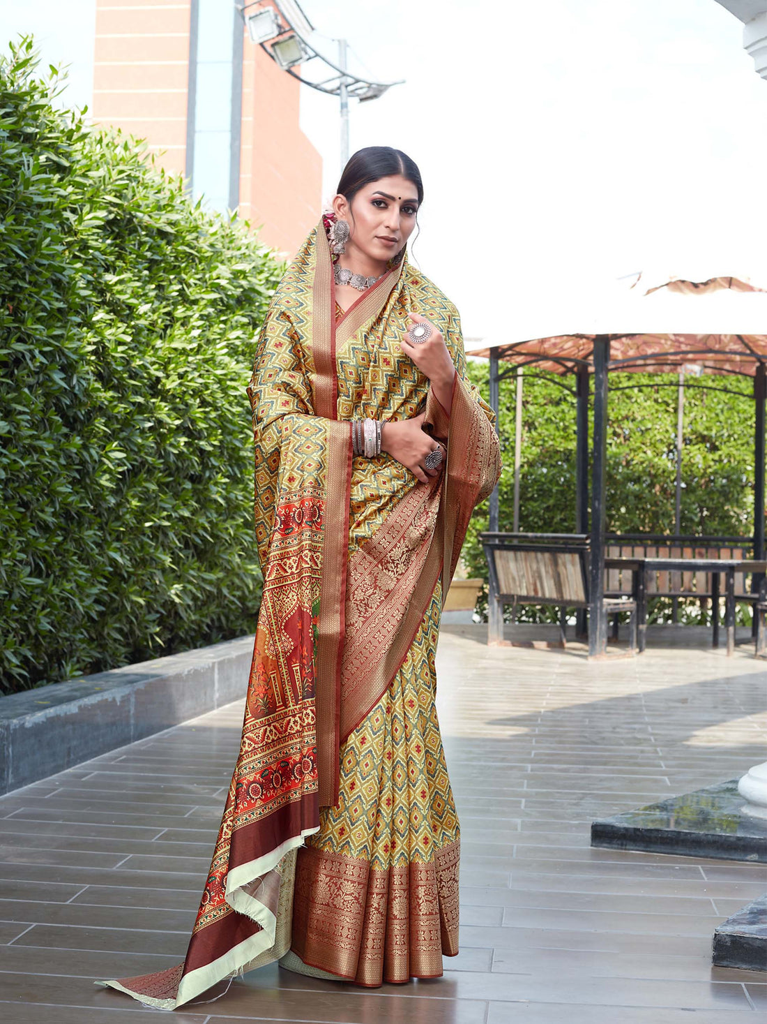 Lichi Digital Soft Silk Saree