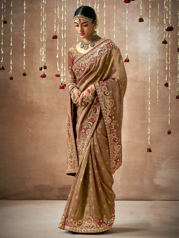 Dulhan Pure Tissue Saree
