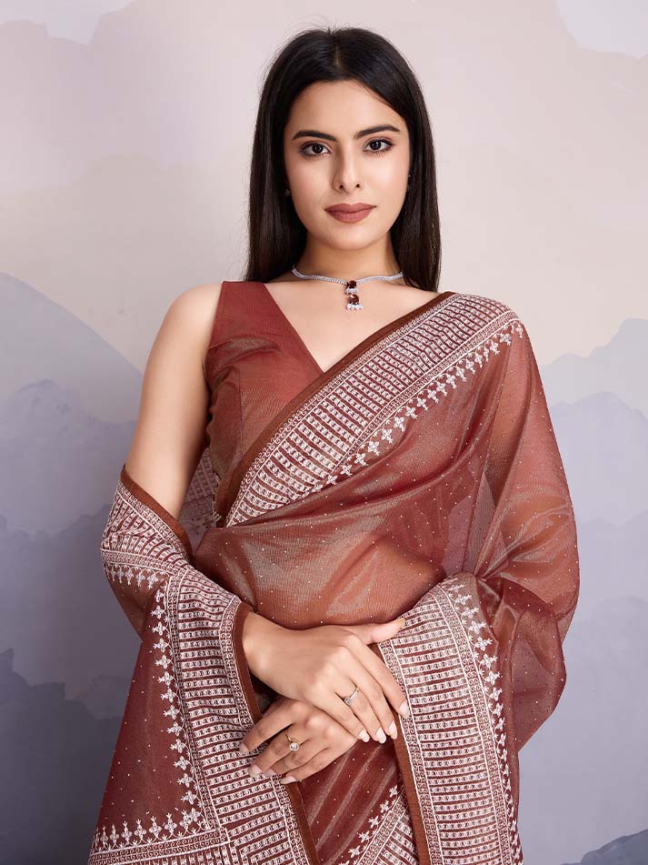 Maharani Tissue Organza Saree