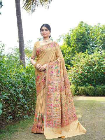 Panetar Dola Silk Saree