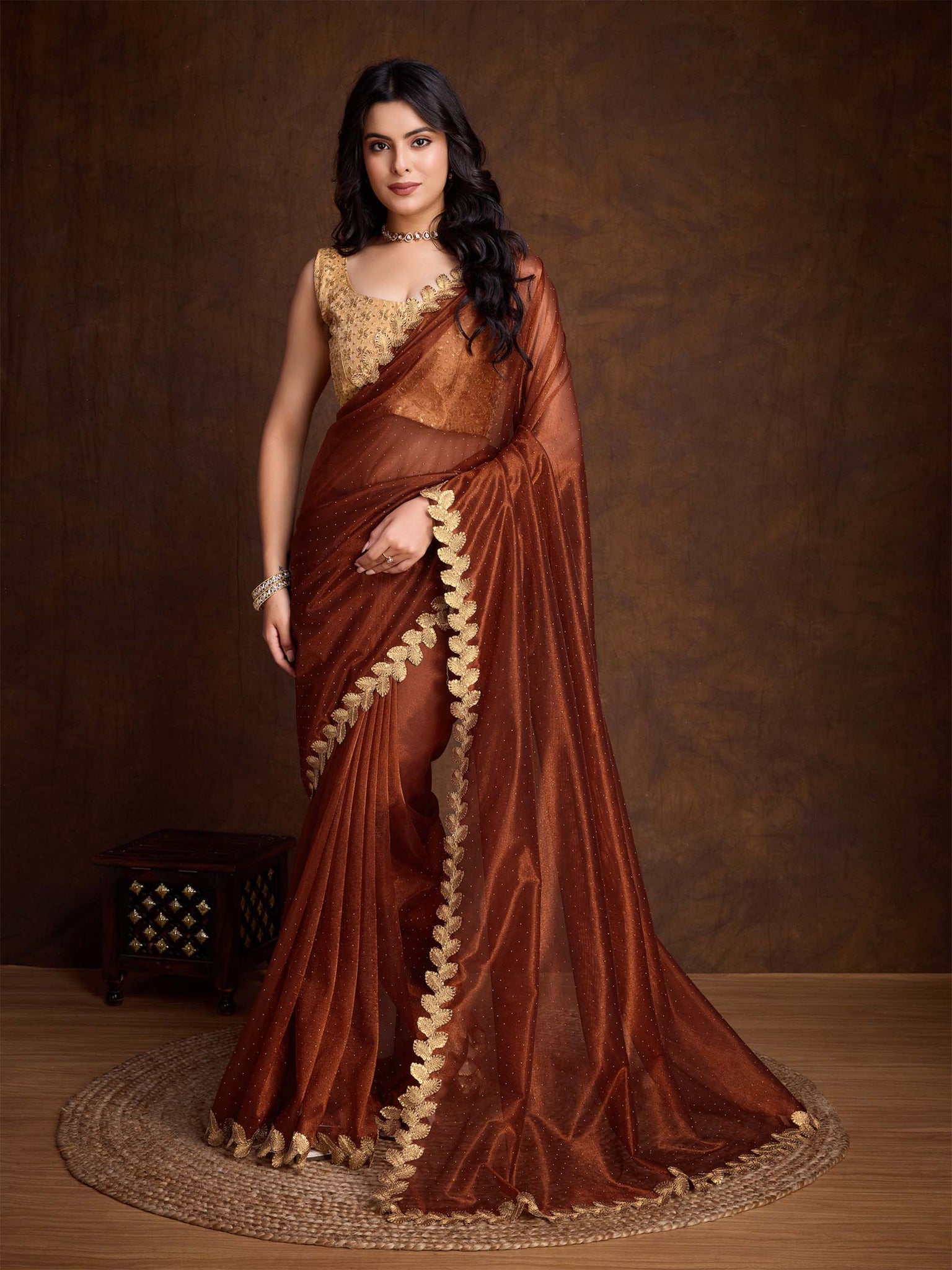 Aureat Gerogette Saree