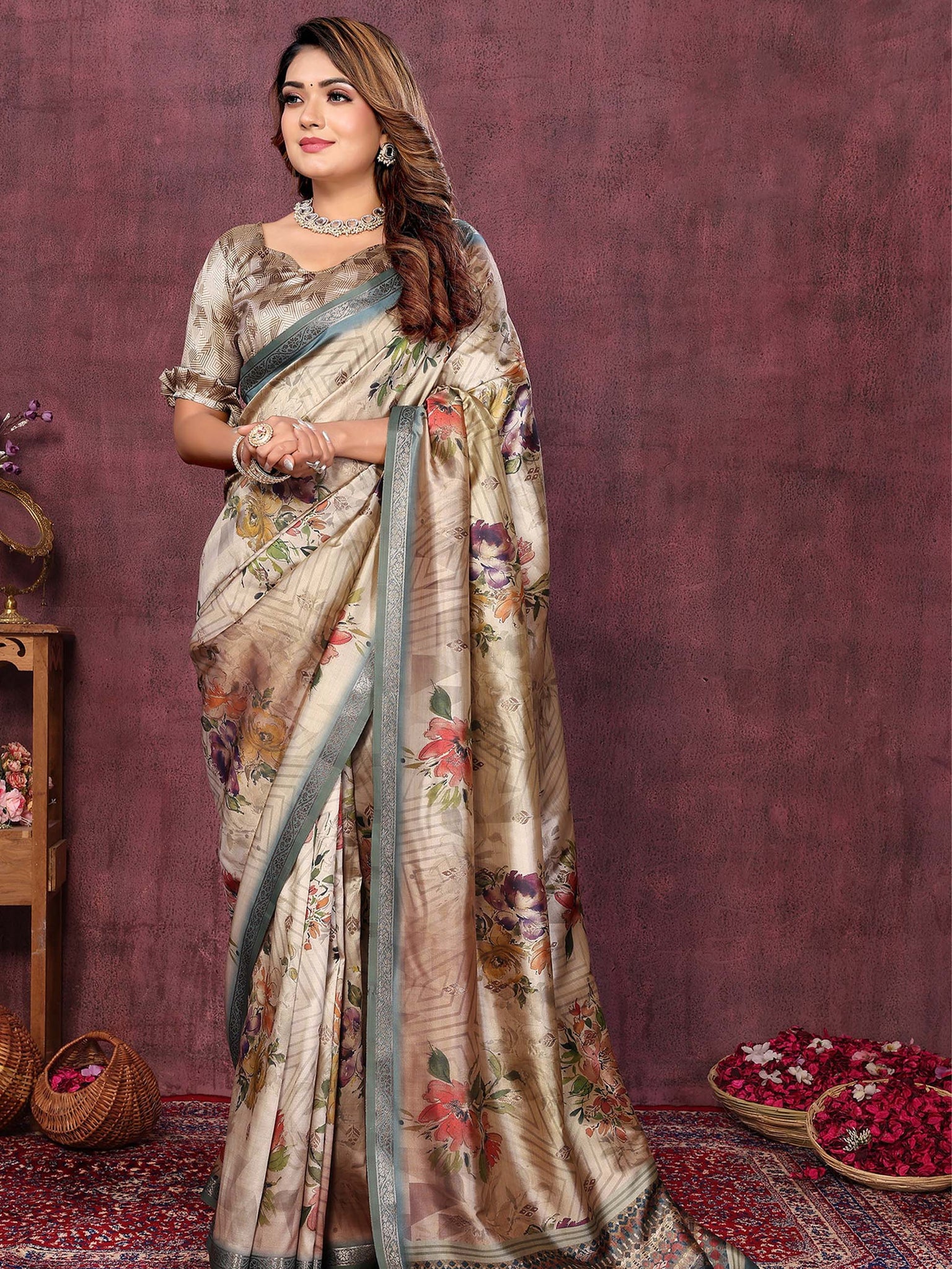 Zoya Soft Silk Saree