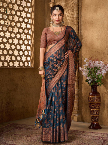 Evogue Vol Organza Saree