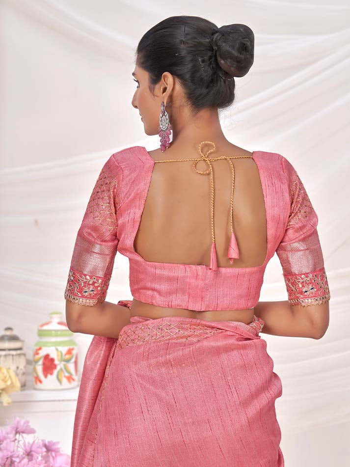 Sumitra Top Dyed Silk saree